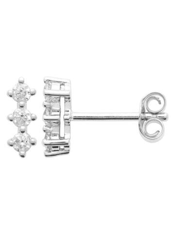 l'atelier précieux Silber-Ohrstecker mit Edelsteinen