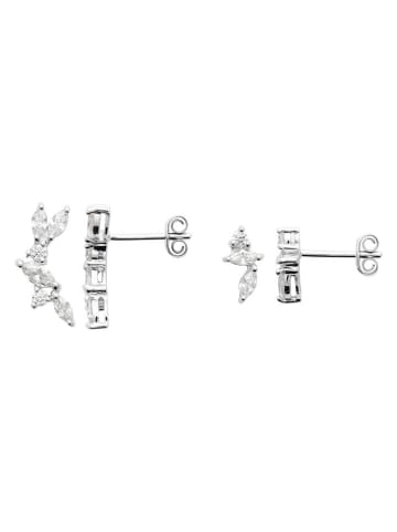 l'atelier précieux Silber-Ohrstecker mit Edelsteinen