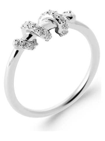 l'atelier précieux Srebrny pierścionek z cyrkoniami