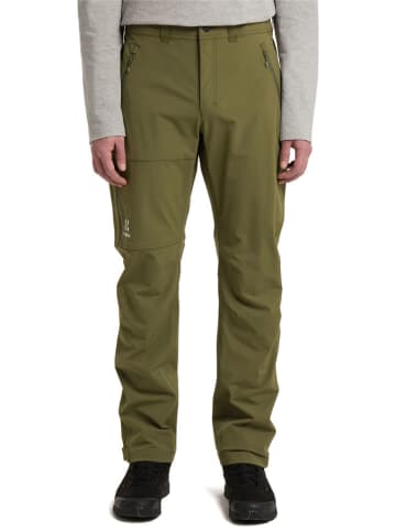 Haglöfs Softshellbroek  "Morän" olijfgroen