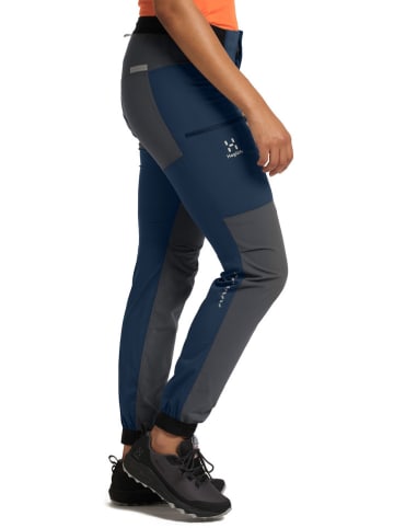 Haglöfs Funktionshose "L,I,M Rugged" in Dunkelblau/ Grau