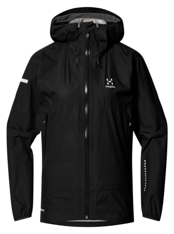 Haglöfs Kurtka przeciwdeszczowa "L,I,M GTX II" w kolorze czarnym
