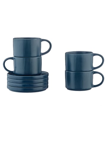 Björn Filiżanki (4 szt.) "Scandi" w kolorze granatowym - 150 ml