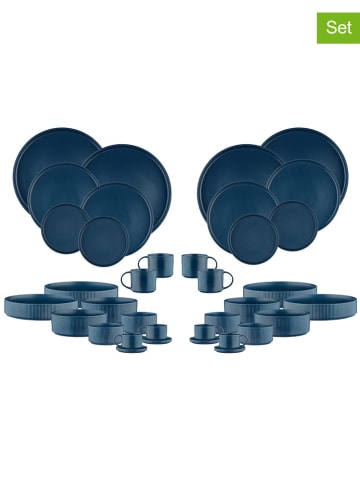 Björn 36-delig tafelservies "Scandi" donkerblauw