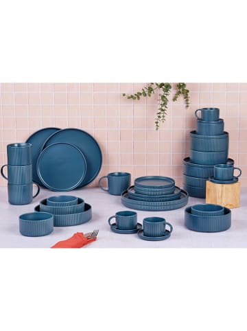 Björn 36-delig tafelservies "Scandi" donkerblauw