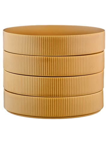 Björn 4-delige set: soepborden "Scandi" okergeel - Ø 21,5 cm