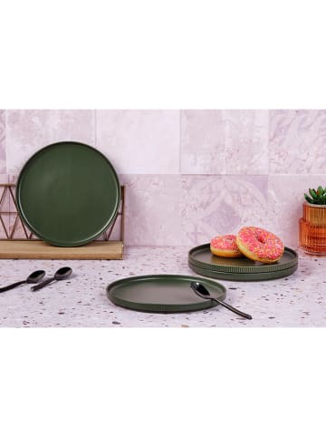 Björn 4er-Set: Dessertteller "Scandi" in Oliv - Ø 21,5 cm