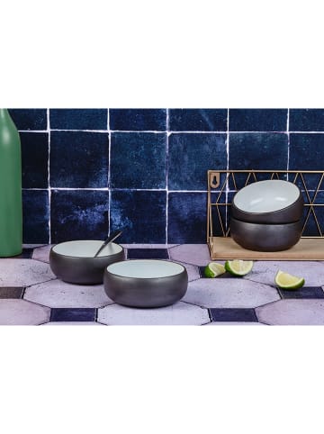 Björn 4er-Set: Servierschalen "Gourmet" in Schwarz/ Weiß - Ø 12 cm