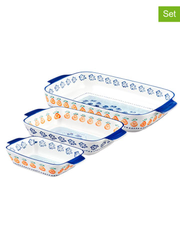 Björn Formy "Napoli" w kolorze biało-niebiesko-pomarańczowym do zapiekania
