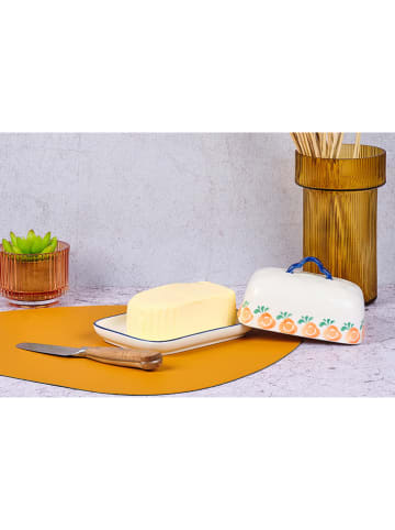 Björn Botervloot "Napoli" wit/oranje/blauw - (B)17 x (H)9 cm