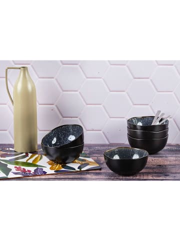 Björn 6-delige set: kommen "Iris" donkerblauw - Ø 12 cm