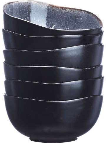 Björn Miski (6 szt.) "Iris" w kolorze granatowym - Ø 12 cm