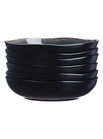 Björn 6-delige set: soepborden "Iris" donkerblauw - Ø 22,5 cm