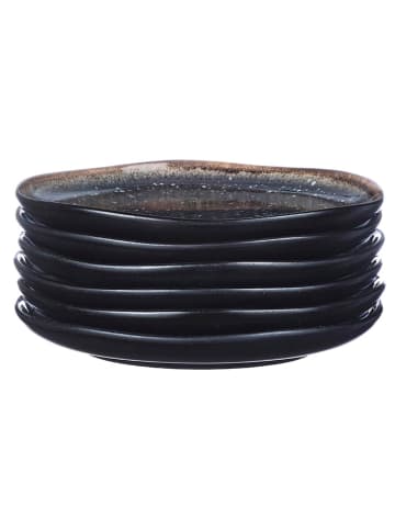 Björn Talerze (6 szt.) "Iris" w kolorze granatowym - Ø 16 cm