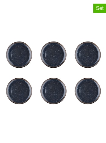 Björn 6er-Set: Dessertteller "Iris" in Dunkelblau - Ø 21,5 cm