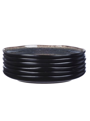 Björn 6er-Set: Dessertteller "Iris" in Dunkelblau - Ø 21,5 cm