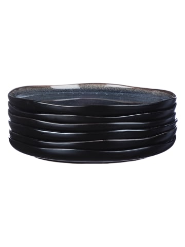 Björn 6-delige set: dinerborden "Iris" donkerblauw - Ø 26 cm