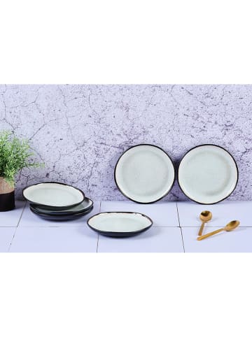 Björn 6-delige set: bijgerechtborden "Iris" wit - Ø 16 cm