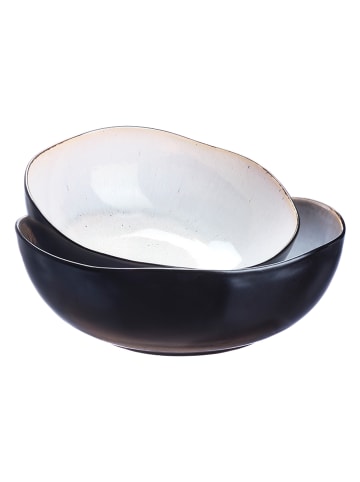 Björn 2-delige set: saladeschalen "Iris" wit