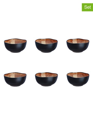 Björn 6-delige set: kommen "Iris" bruin - Ø 12 cm