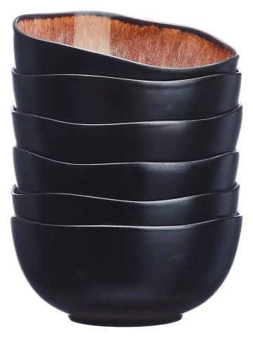 Björn 6-delige set: kommen "Iris" bruin - Ø 12 cm