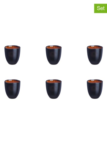 Björn 6er-Set: Becher "Iris" in Braun - 150 ml