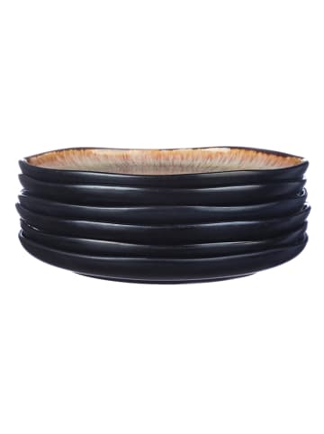 Björn Talerzyki deserowe (6 szt.) "Iris" w kolorze brązowym - Ø 21,5 cm