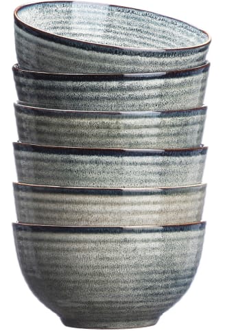 Björn Miski (6 szt.) "Zen" w kolorze szarym - Ø 14 cm