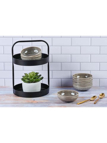 Björn Miski (6 szt.) "Stellar" w kolorze szarobrązowym - Ø 11,5 cm