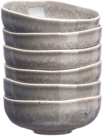 Björn 6er-Set: Schalen "Stellar" in Taupe - Ø 11,5 cm