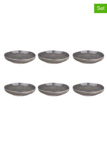 Björn Talerze głębokie (6 szt.) "Stellar" w kolorze szarobrązowym - Ø 22,5 cm