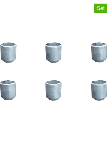 Björn 6-delige set: bekers "Cloud" grijsblauw - 120 ml