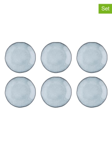 Björn 6-delige set: dinerborden "Cloud" grijs - Ø 27 cm