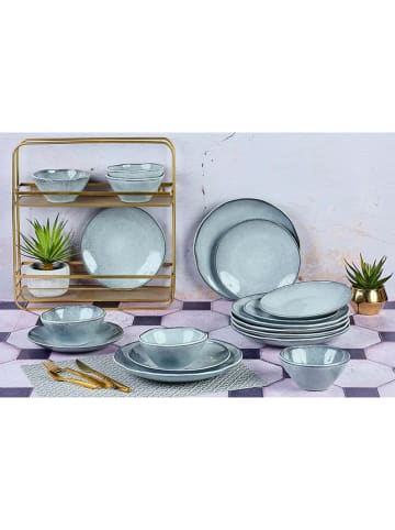 Björn 18-delig tafelservies "Cloud" grijsblauw