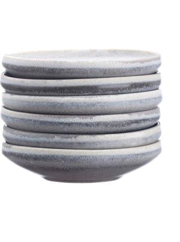 Björn 6-delige set: kommen "Stone" grijs - Ø 11,5 cm