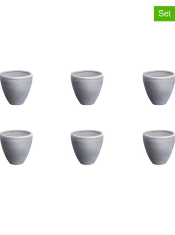 Björn 6er-Set: Becher "Stone" in Grau - 150 ml