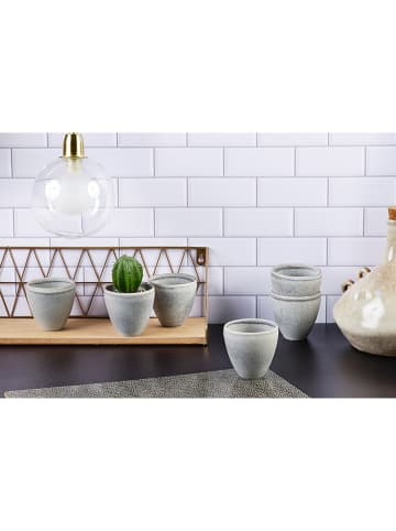 Björn 6er-Set: Becher "Stone" in Grau - 150 ml
