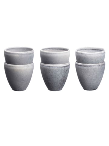 Björn 6er-Set: Becher "Stone" in Grau - 150 ml