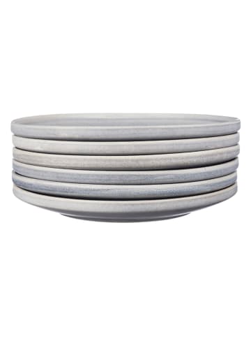 Björn 6-delige set: dinerborden "Stone" grijs - Ø 27,5 cm