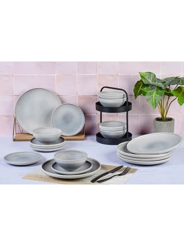Björn 18-delig tafelservies "Stone" grijs