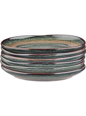 Björn 6er-Set: Beilagenteller "Genesis" in Grau/ Beige - Ø 16,5 cm