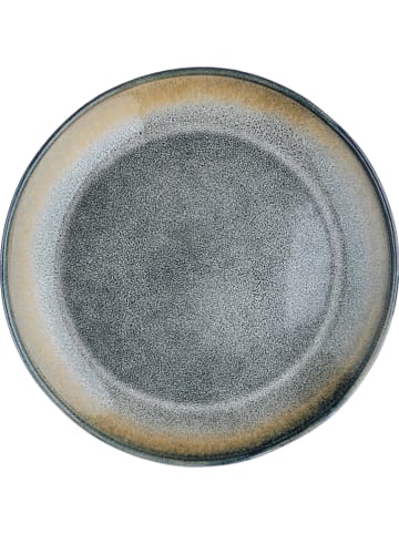 Björn 6er-Set: Speiseteller "Genesis" in Grau/ Beige - Ø 27 cm