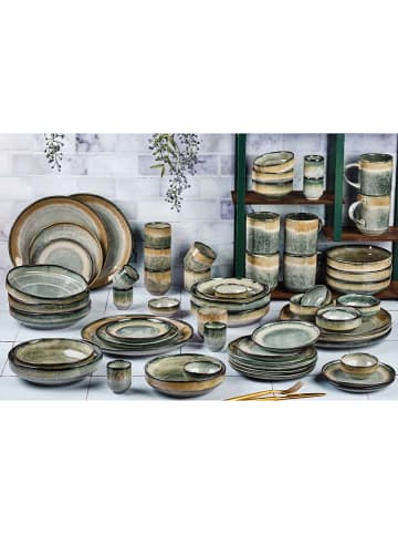 Björn 60-delig tafelservies "Genesis" grijs/beige