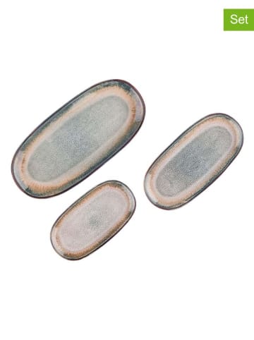 Björn Półmiski (3 szt.) "Genesis" w kolorze szaro-beżowym