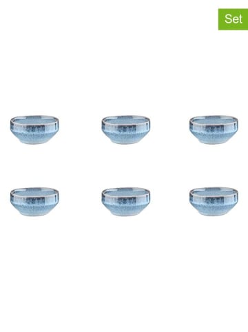 Björn 6er-Set: Schalen "Genesis" in Blau - Ø 8 cm