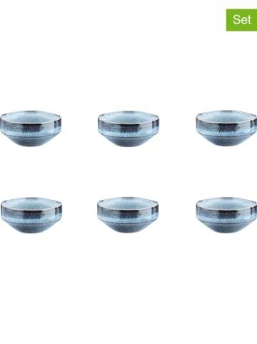Björn 6er-Set: Servierschalen "Genesis" in Blau - Ø 11 cm