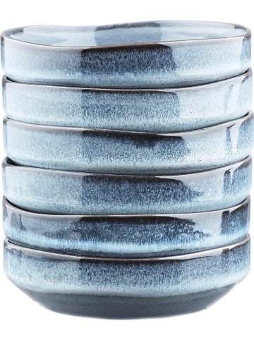 Björn 6-delige set: ontbijtkommen "Genesis" blauw - Ø 17 cm