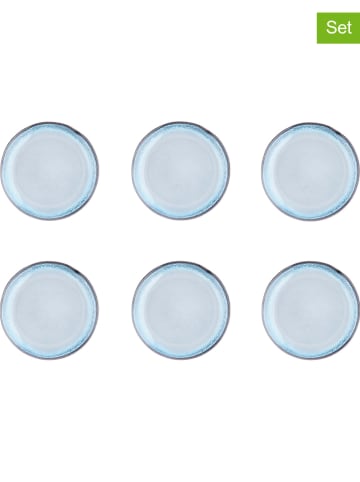 Björn 6er-Set: Dessertteller "Genesis" in Hellblau - Ø 20,5 cm