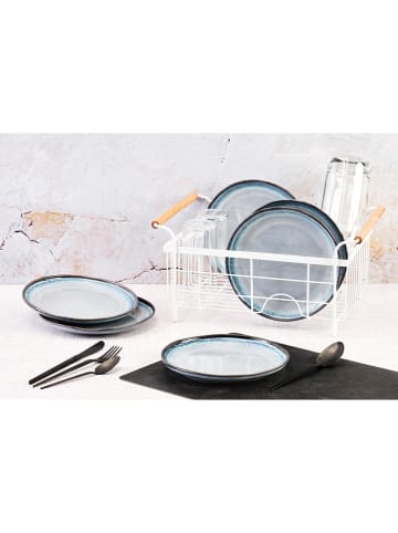 Björn 6-delige set: dessertborden "Genesis" lichtblauw - Ø 20,5 cm