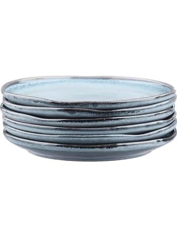 Björn 6er-Set: Dessertteller "Genesis" in Hellblau - Ø 20,5 cm